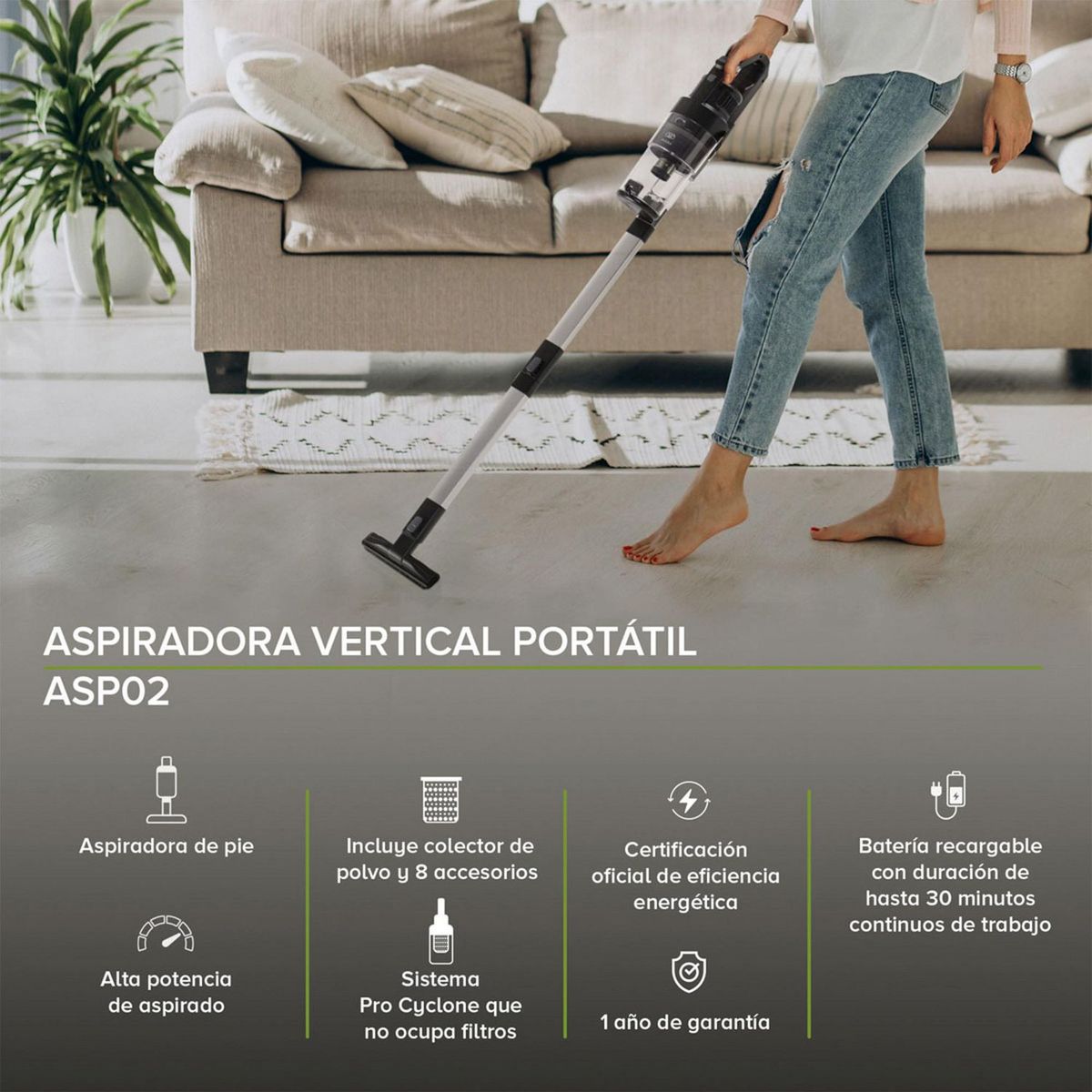 Avera - Aspiradora Vertical Avera