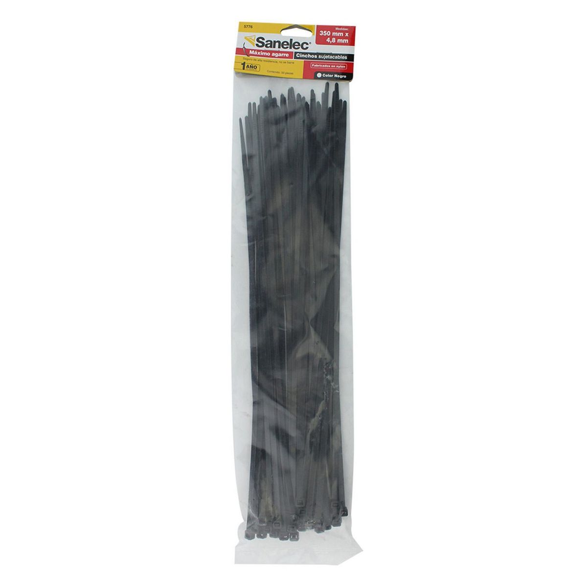 Sanelec - Cinchos Plásticos 4.8 x 450 mm Sanelec