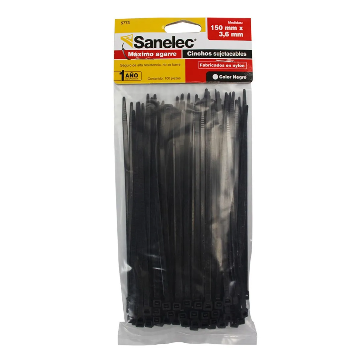 Cinchos Plásticos 3.6 x 150 mm Sanelec, marca Sanelec - Foto 2