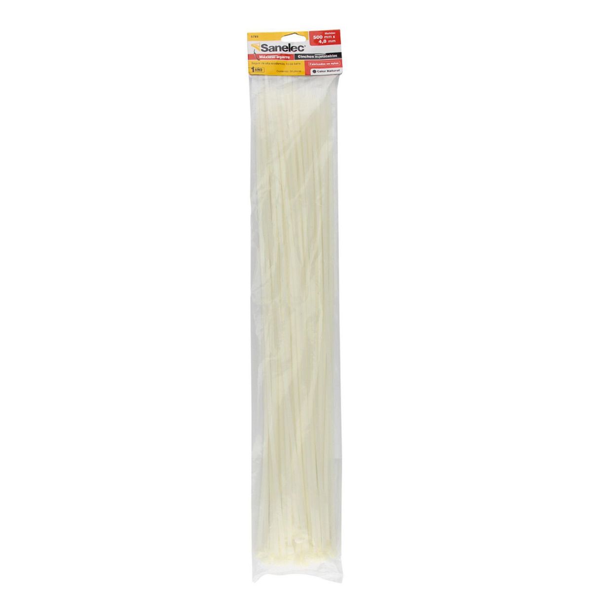 Sanelec - Cinchos Plásticos 4.8 x 500 mm Sanelec