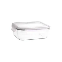 Contenedor de vidrio rectangular 1520 mililitros