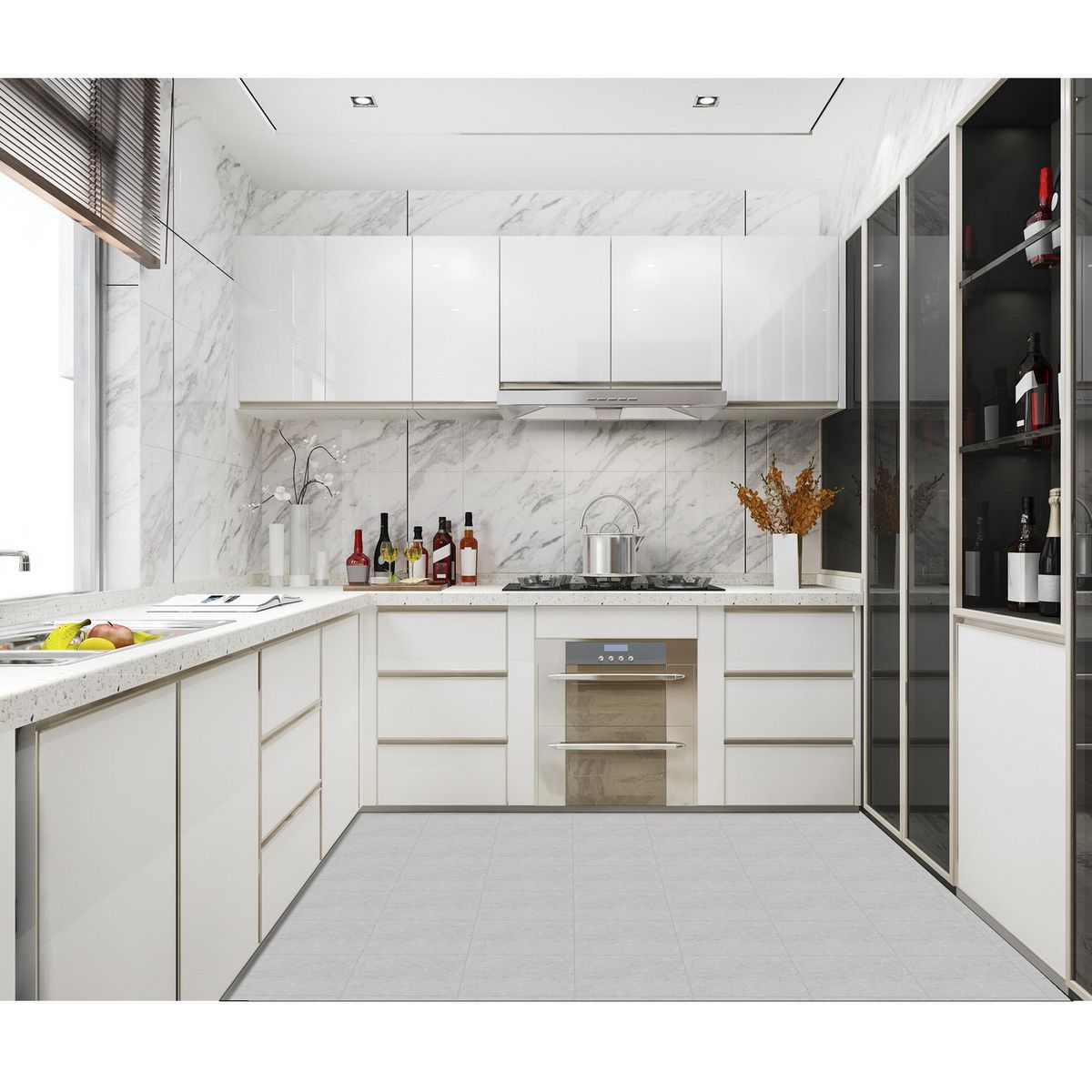 Artemis - Piso Cerámico Rin Gris 35.7X35.7 1.78- m2