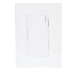 Placa Armada Lugano + Apagador 3 Modulos Blanco