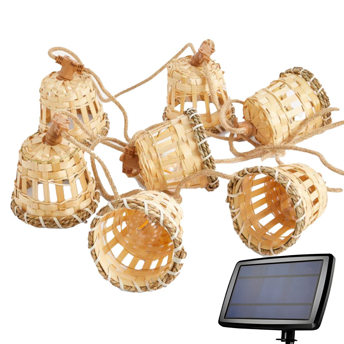 New Garden - Serie de Luces Aurora Solar 10 Focos