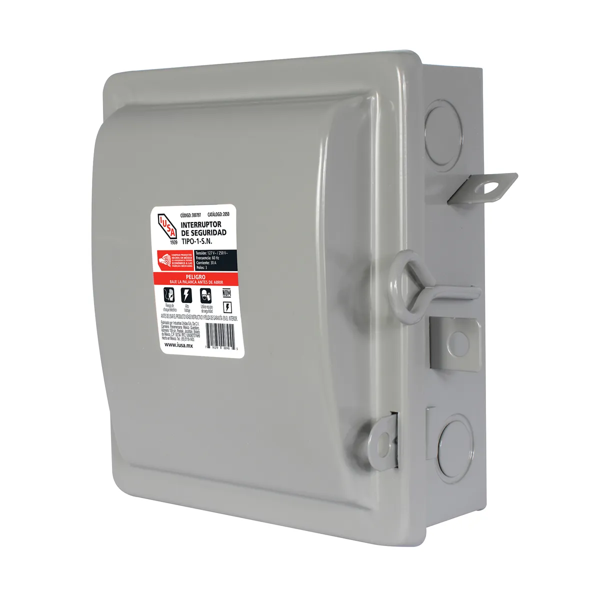 Iusa - Interruptor de Seguridad 30A 3 Fusibles IUSA