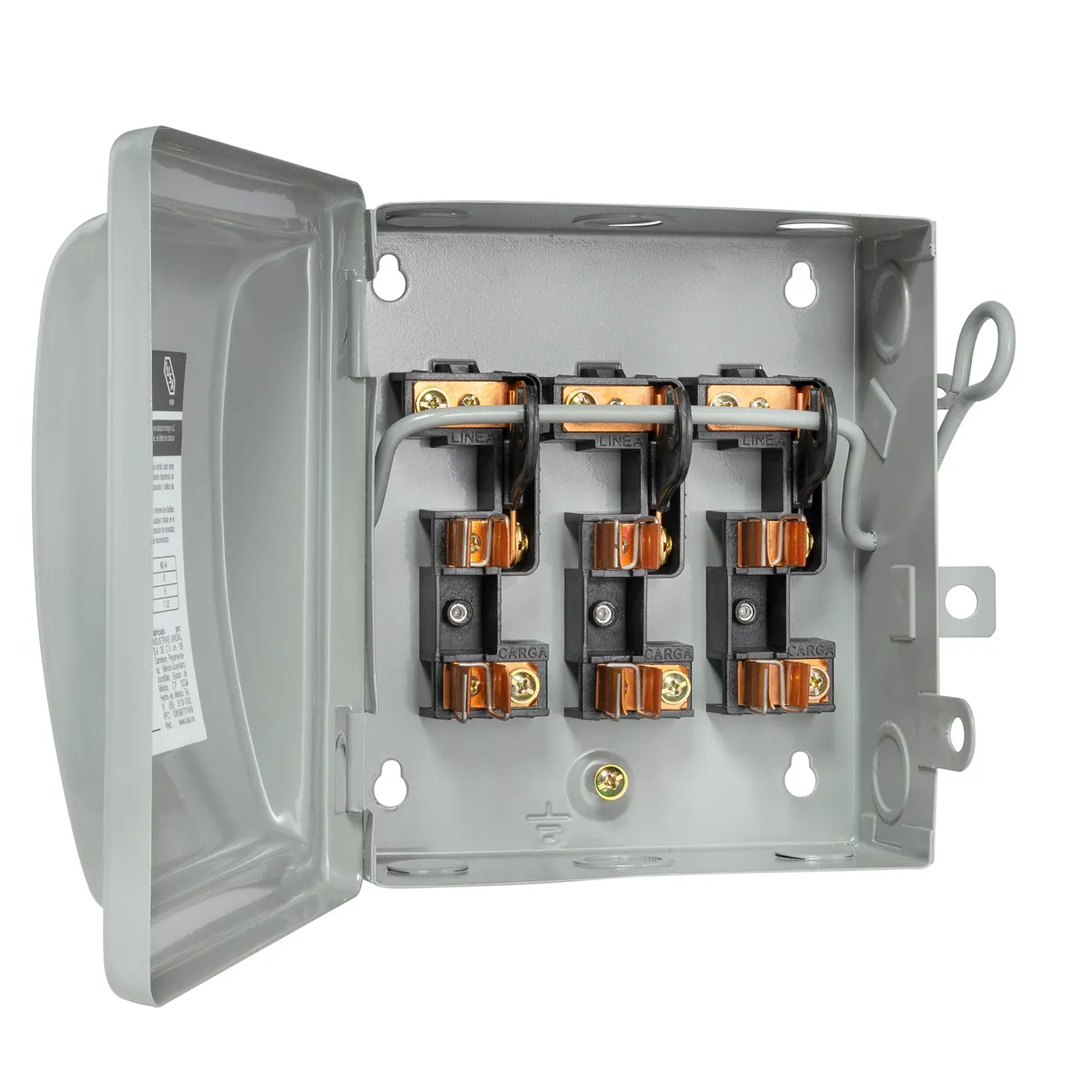 Iusa - Interruptor de Seguridad 30A 3 Fusibles IUSA