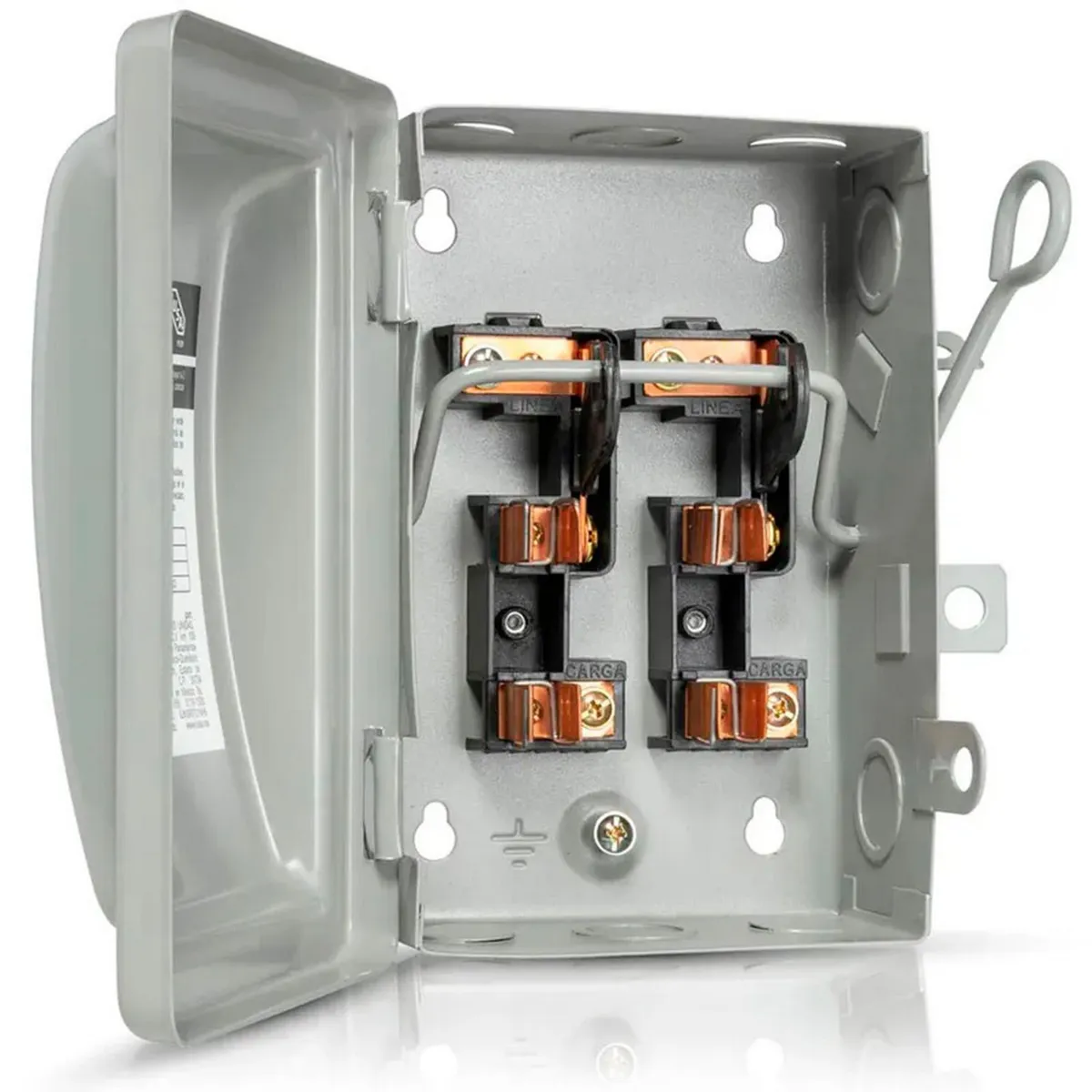 Interruptor de Seguridad 30A 2 Fusibles IUSA, marca Iusa - Foto 2