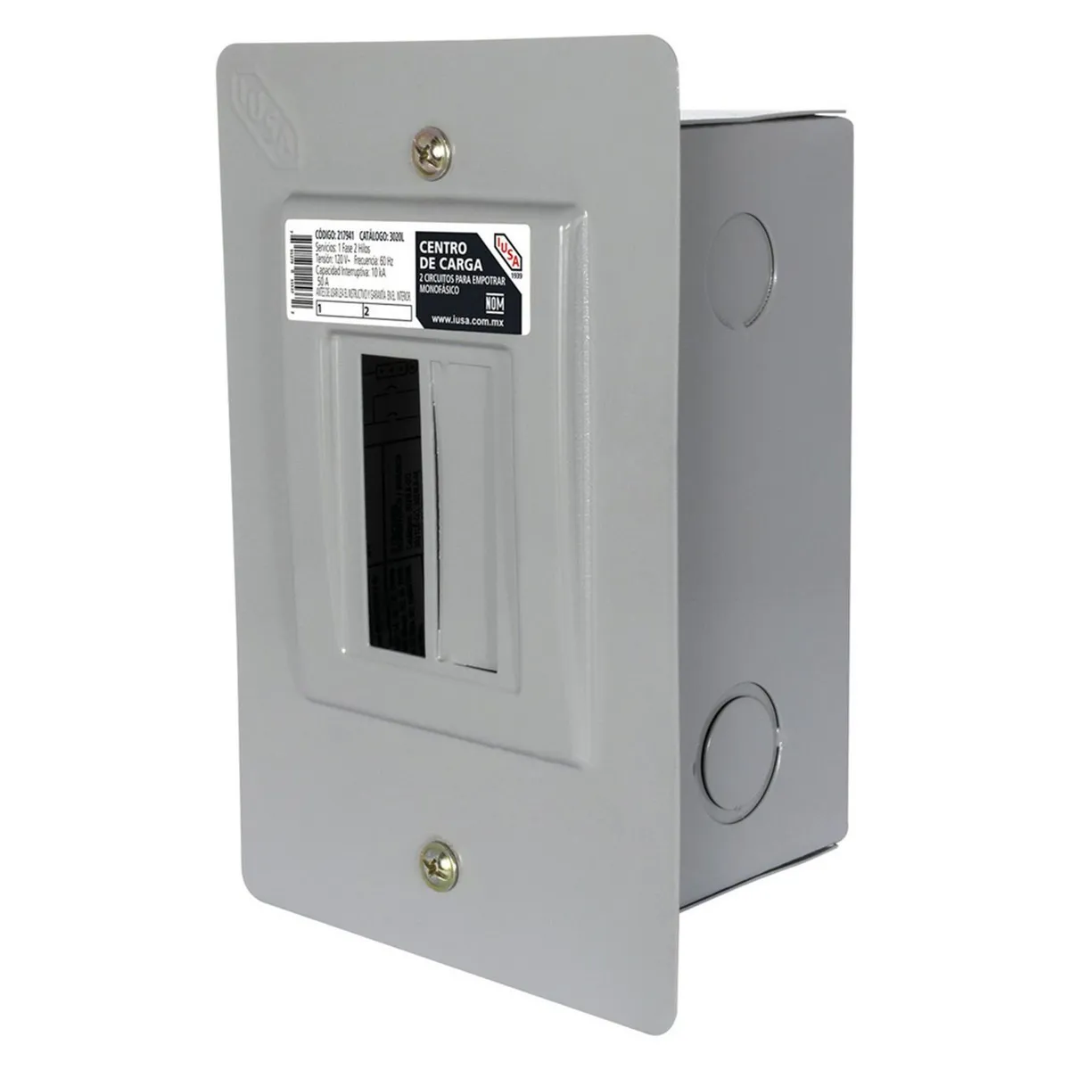 Iusa - Centro de Carga 2E Empotrar