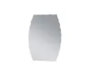 Espejo decorativo semi ovalado ES6001T de 60 x 45 cm