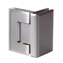 Bisagra Vidrio-Vidrio a 90º Doble Acción para 25 Kg para Puertas de Cristal Templado de 8 mm