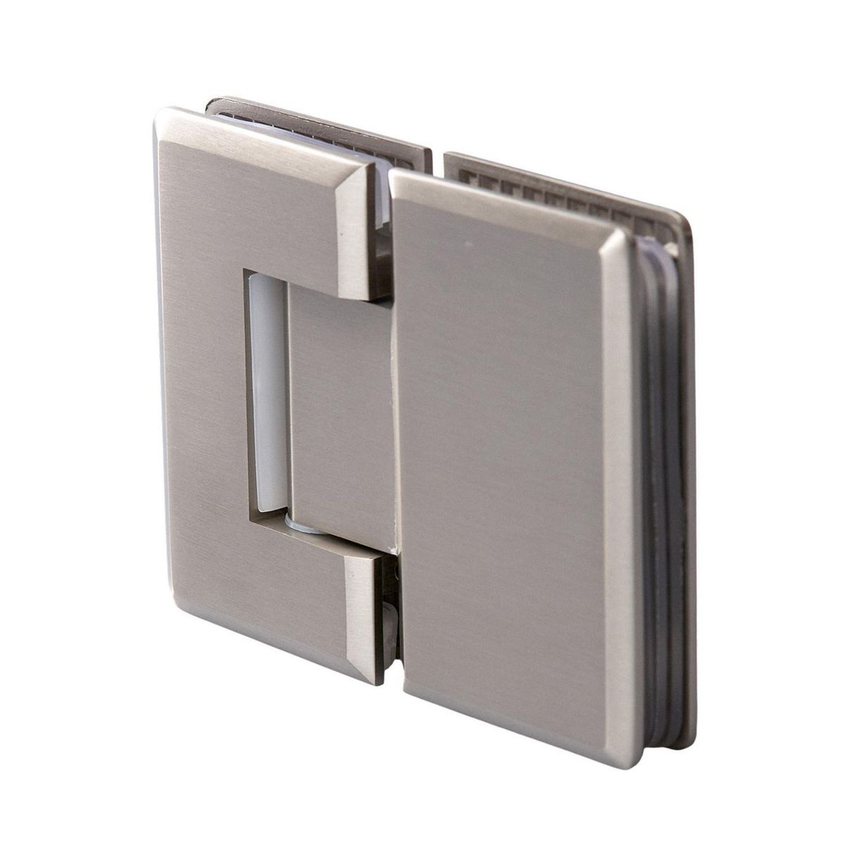 Bruken - Bisagra Vidrio-Vidrio a 180º Doble Acción Para 25 Kg