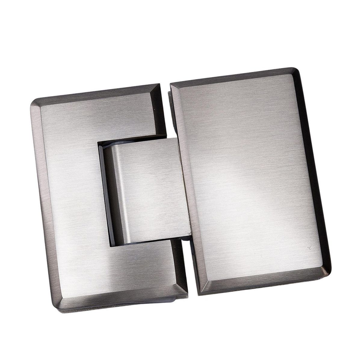 Bruken - Bisagra Vidrio-Vidrio a 180º Doble Acción Para 25 Kg