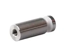 Soporte Tubular para Vidrio 19 X 40 con Fijación a Muro para Vidrio Templado de 6 a 10 mm