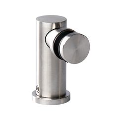 Conector Muro-Vidrio 90º con Chapetón para Vidrio de 8 a 12 mm