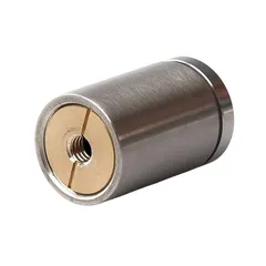 Soporte Tubular para Vidrio 30 X 40 con Fijación a Muro para Vidrio Templado de 6 a 10 mm