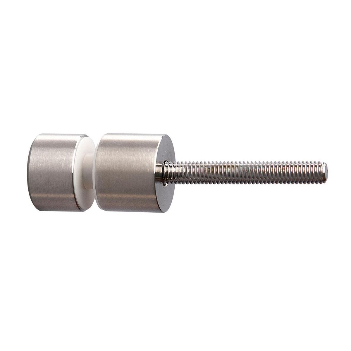 Conector con Chapetón y Base Recta Carga Máxima 40 Kg para Vidrio Templado de 10 a 19 mm, marca Bruken - Foto 2