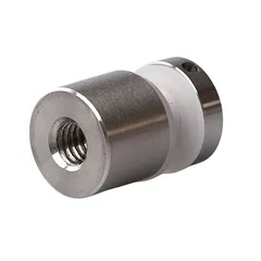Soporte Tubular para Vidrio con Fijación a Muro para Vidrio Templado de 6 a 10 mm
