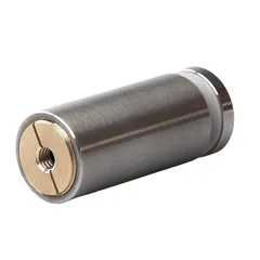 Soporte Tubular para Vidrio 30 X 60 con Fijación a Muro para Vidrio Templado de 6 a 10 mm