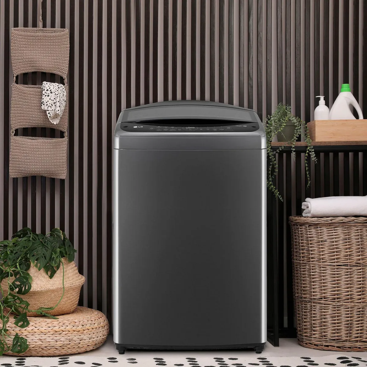 Lg - Lavadora Lg 19Kg Wt19Mv6 Negro