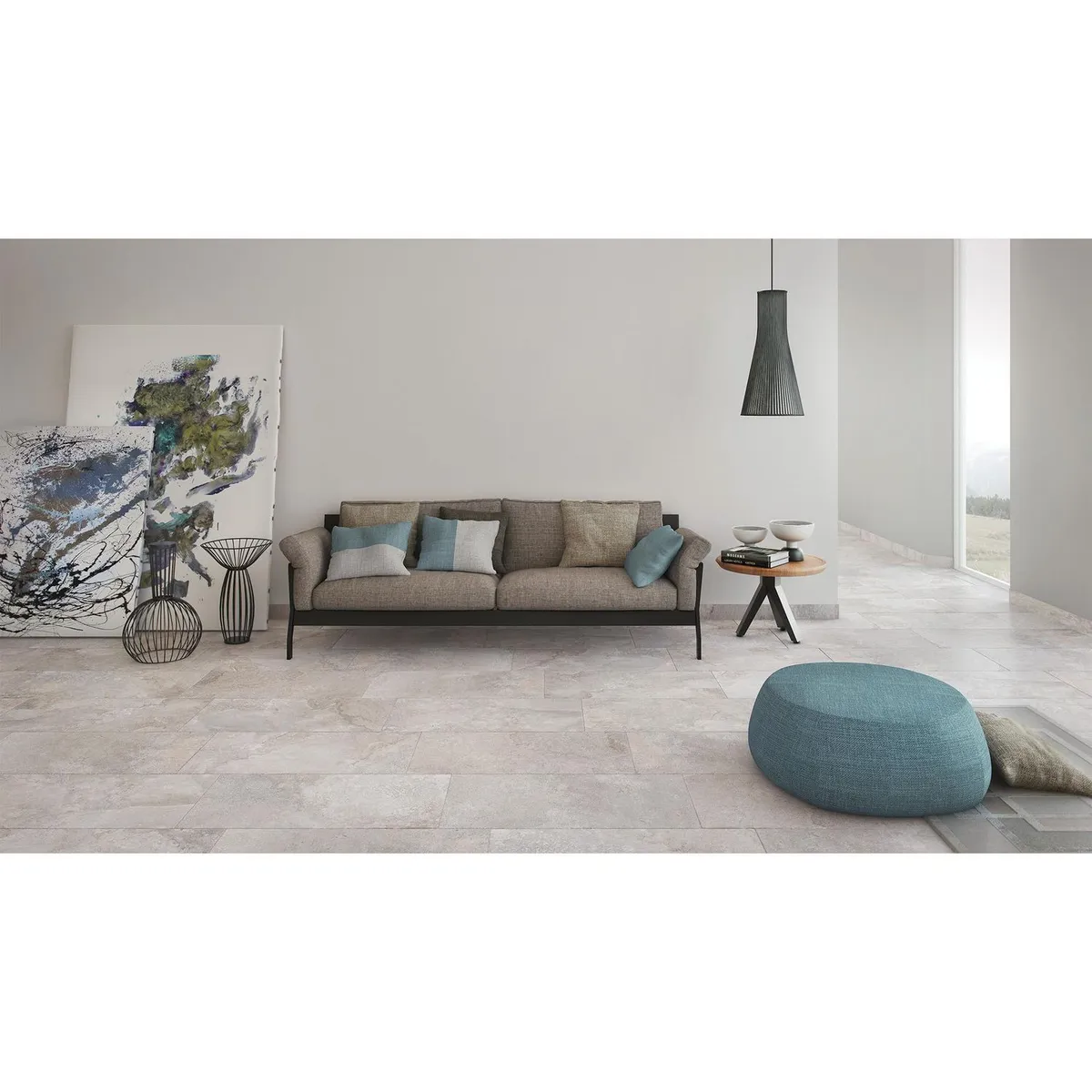 Mohawk - Piso Cerámico Tobago Gray 45X90 Cm