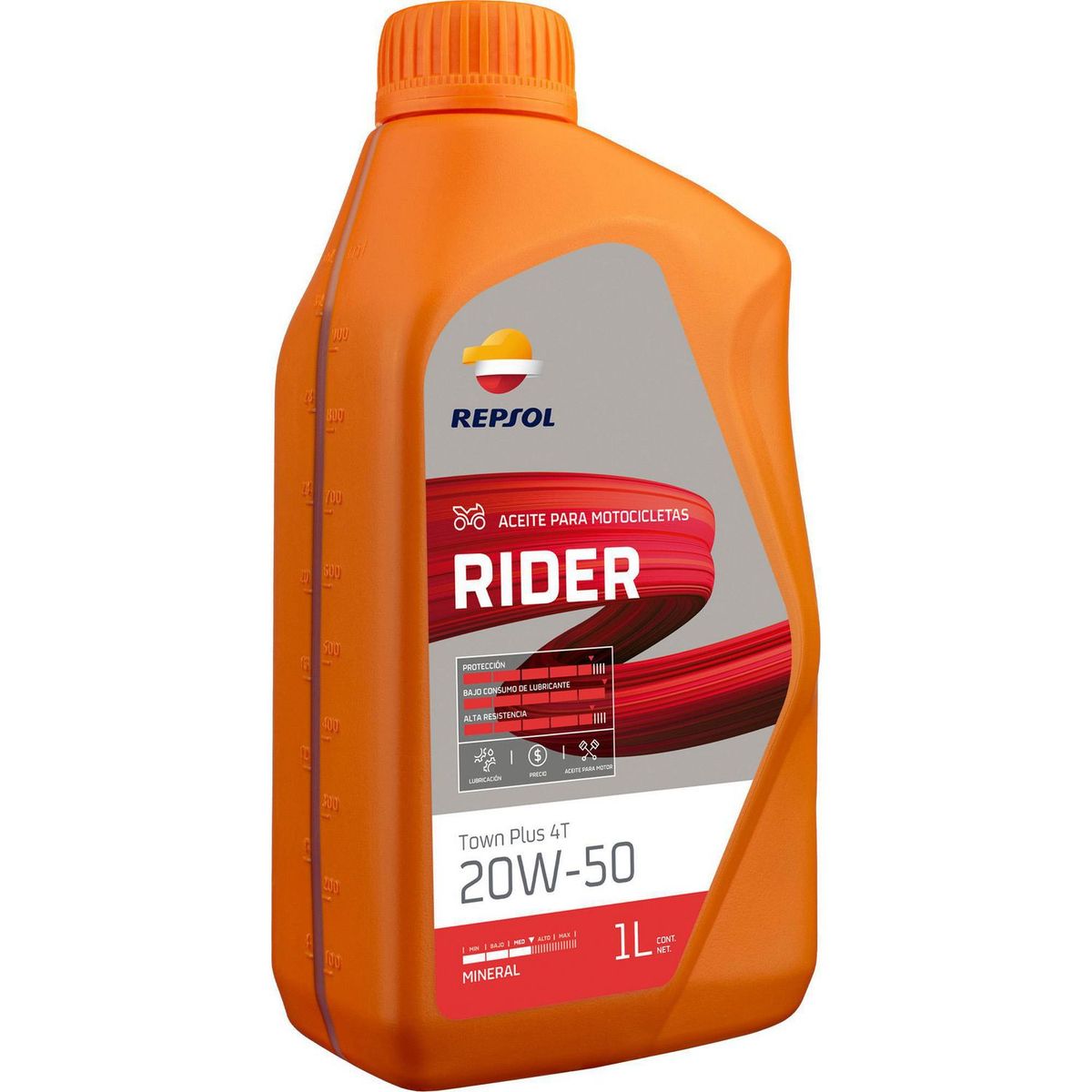 Repsol - Lubricante Moto Town Plus 4T 20W-50 1 Litro Repsol