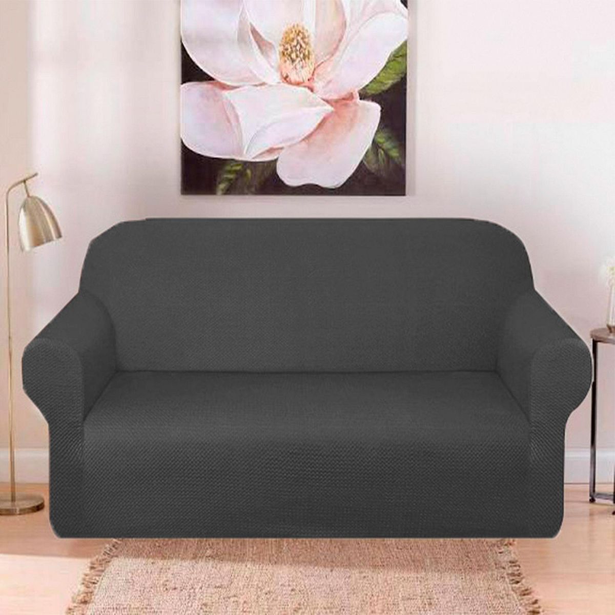 Spring Air - Funda protectora para sillón de 3 plazas Gris