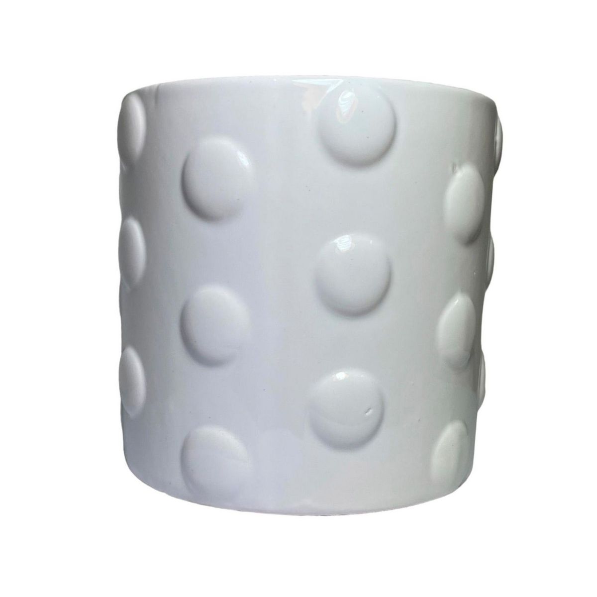 Chiltepec - Maceta ceramica bert white