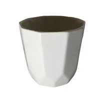 Maceta ceramica becca white