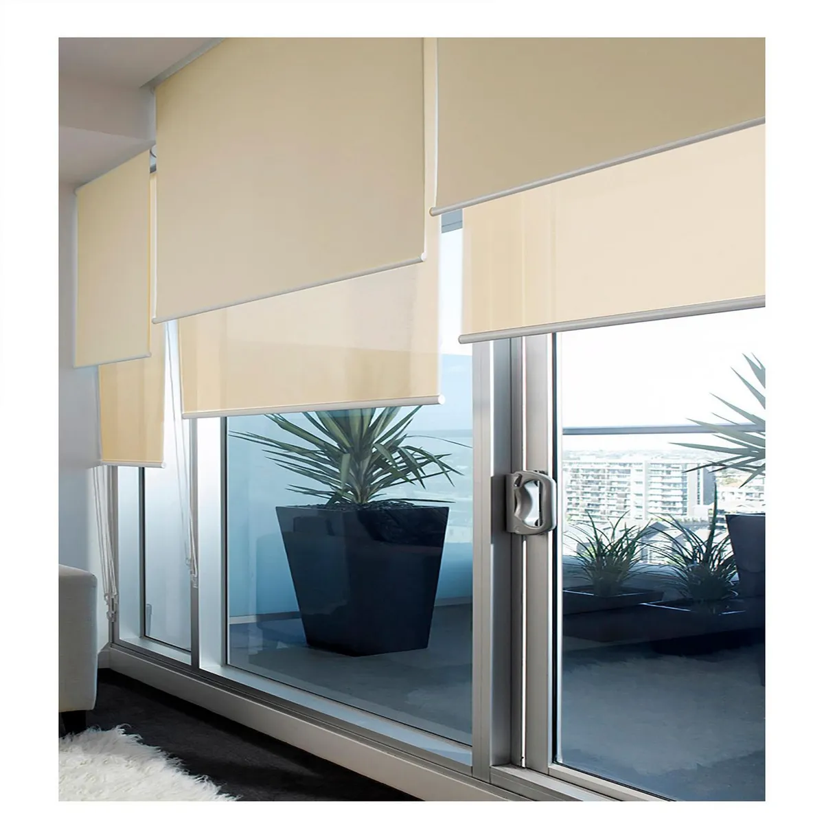 Persiana Enrollable Doble Beige 180 x 220 cm, marca Deco Persiana - Foto 2