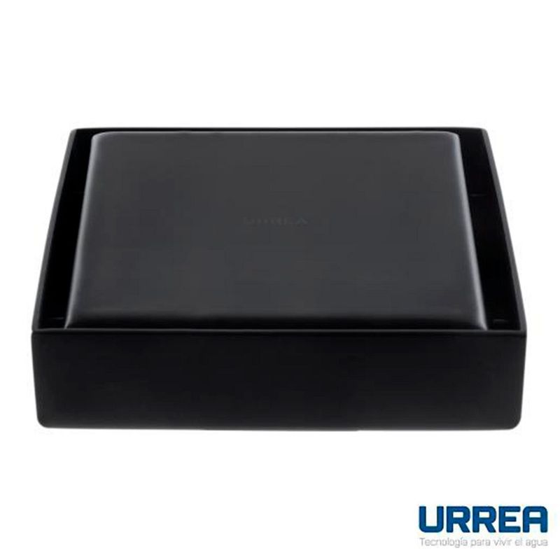 Urrea - Coladera Cuadrada Rejilla Negro