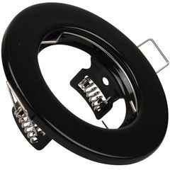 Spot empotrable fijo MR16 Negro