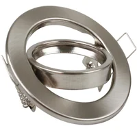 Spot empotrable dirigible MR16 Acero