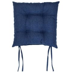 Cojín para Silla Azul Marino 38 x 38 cm