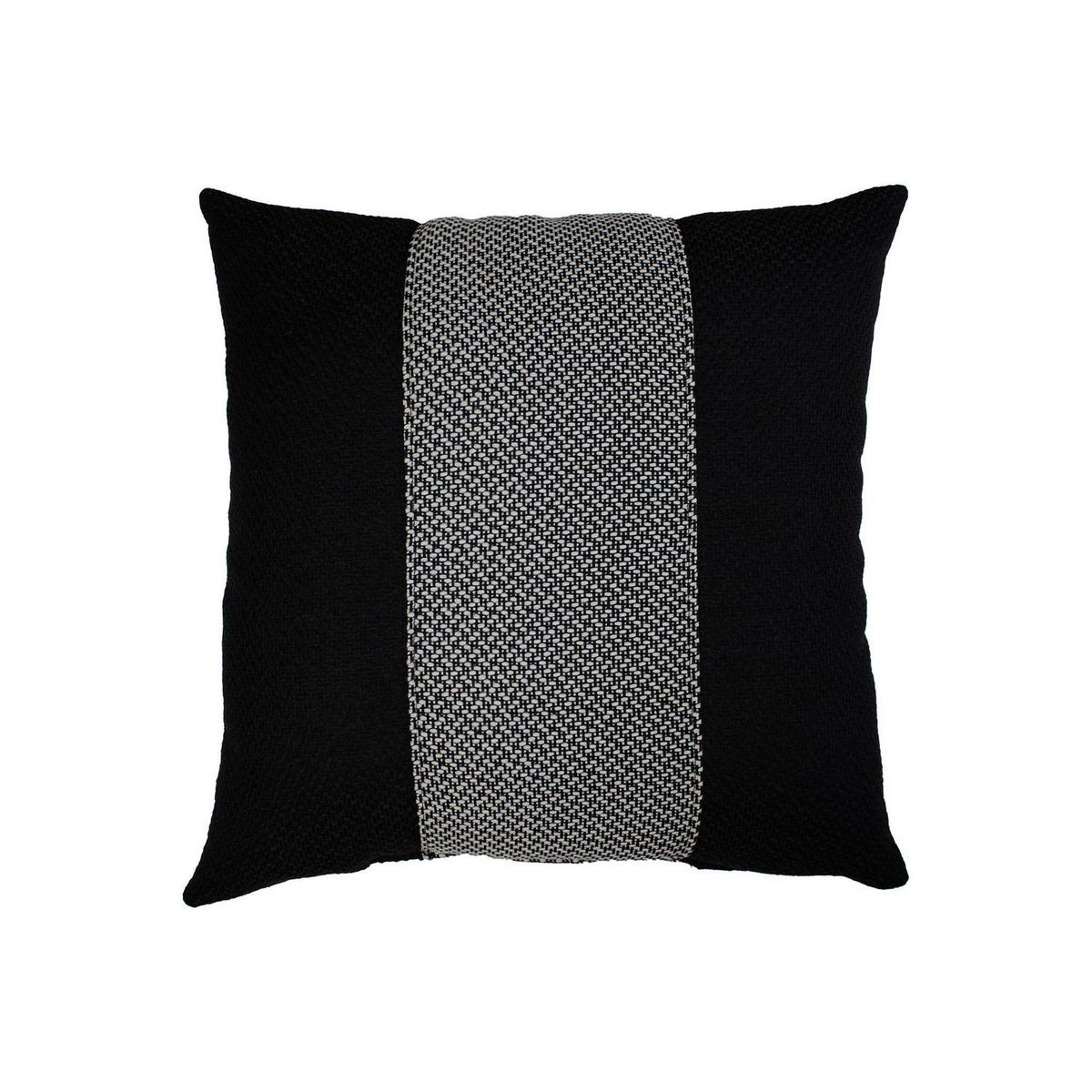 Just Home Collection - Cojín Decorativo Negro 43 x 43 cm