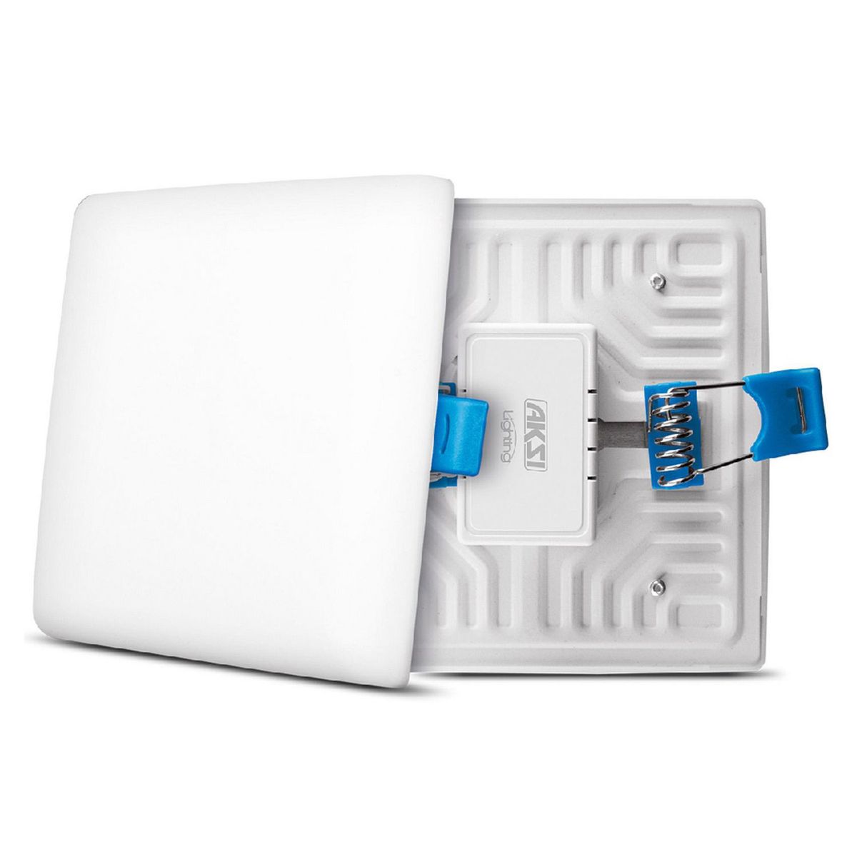 Lámpara LED empotrable cuadrada luz fría de 15W, marca Aksi - Foto Principal