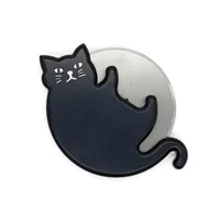 Cortador de pizza gato negro