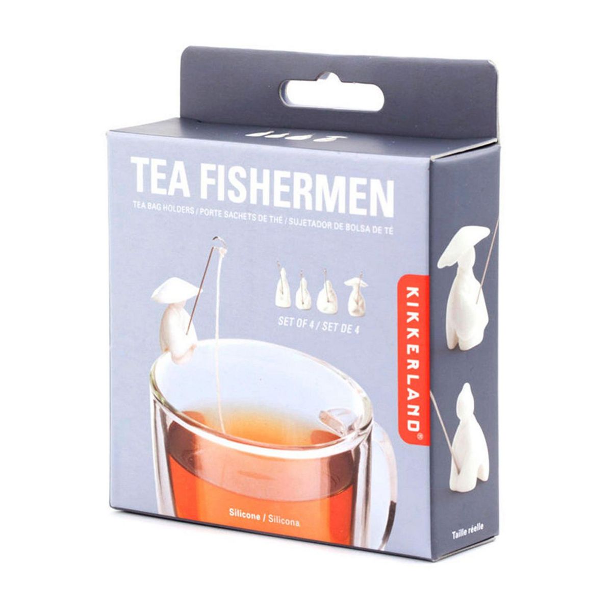 Kikkerland - Accesorio té pescadores 4 piezas