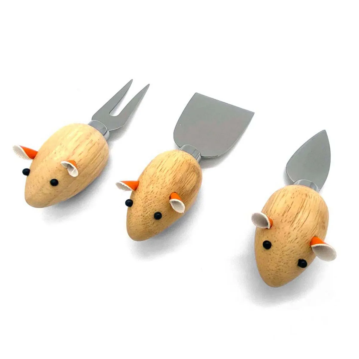 Kikkerland - Set 3 cuchillos para queso