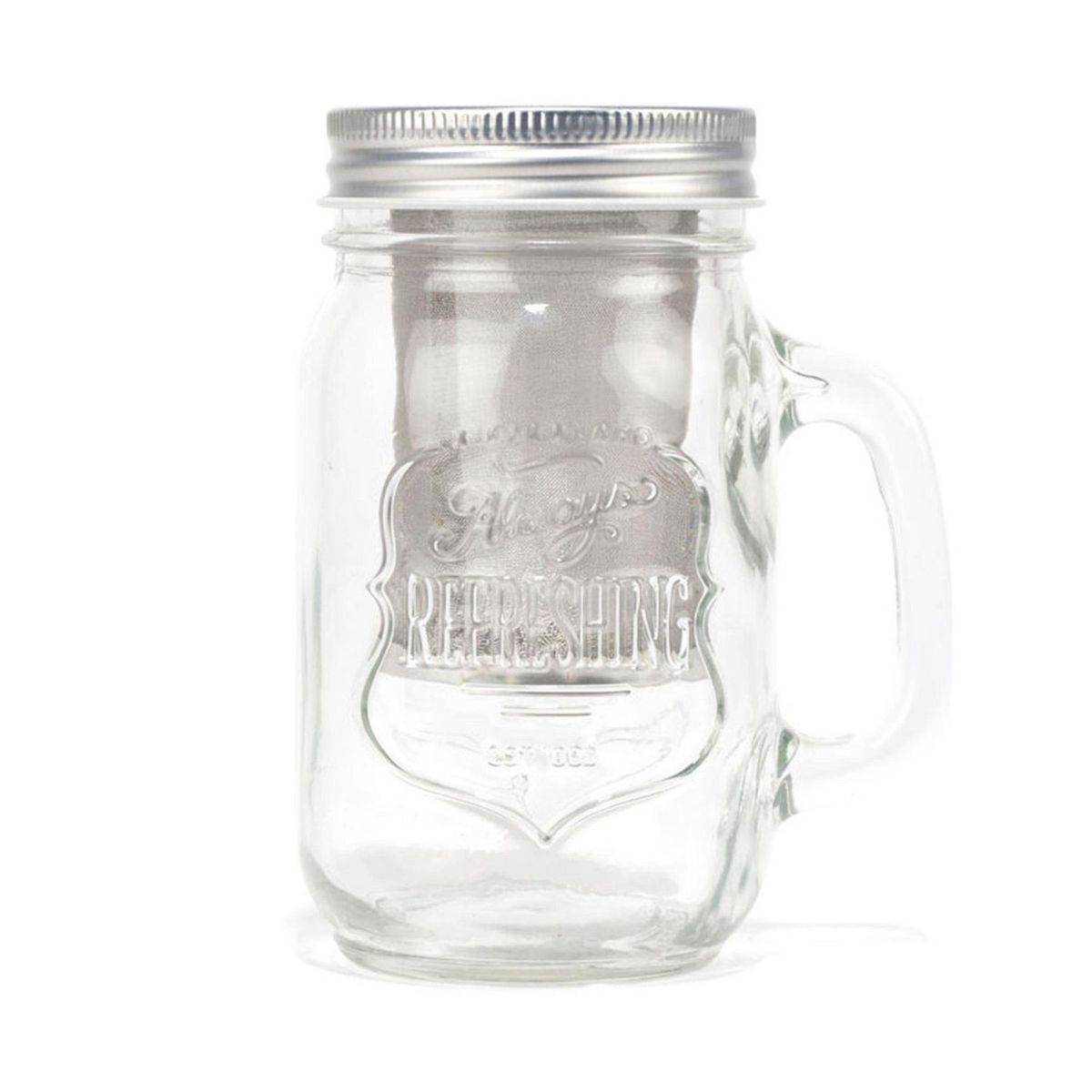 Kikkerland - Juego de café Mason Jar