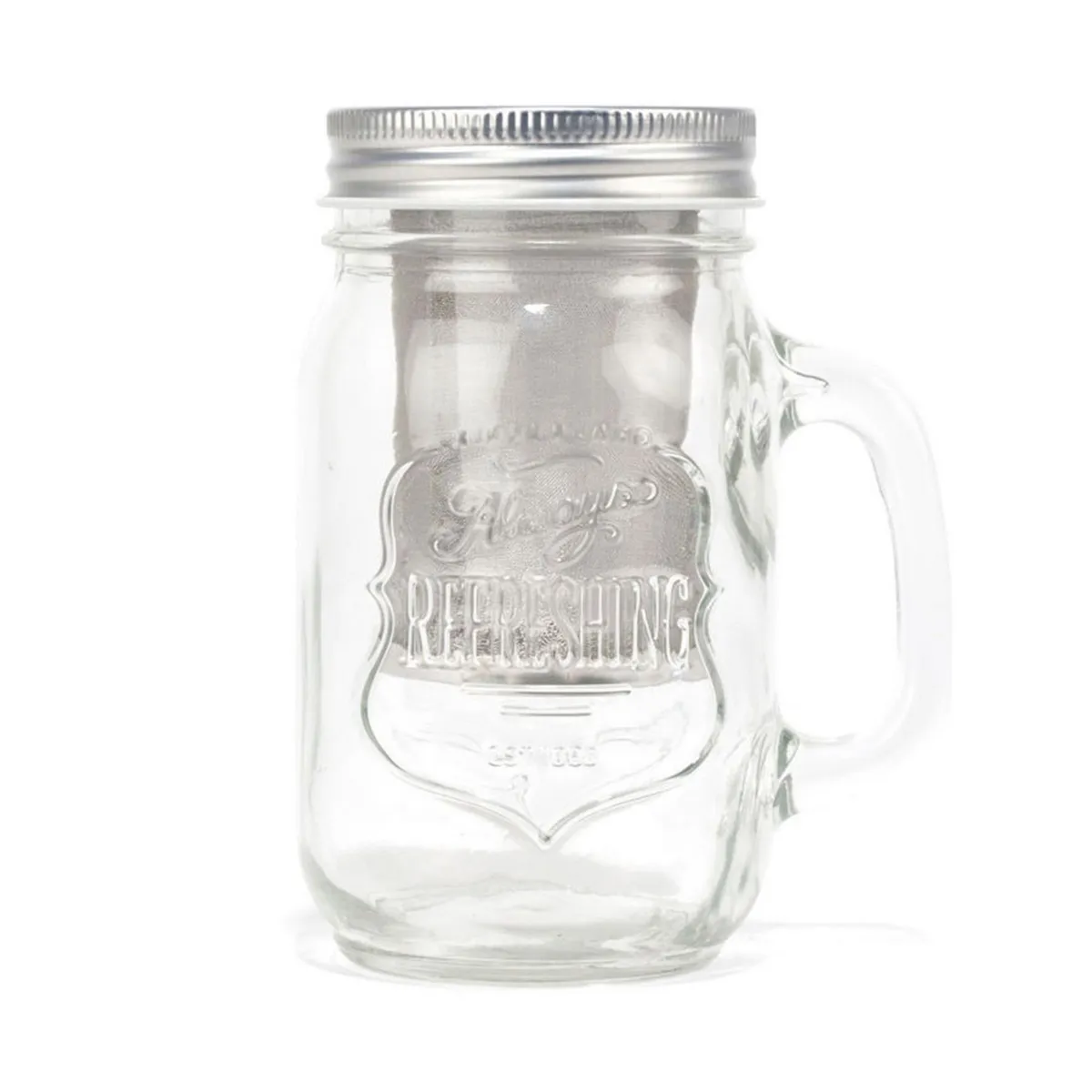 Kikkerland - Juego de café Mason Jar