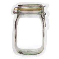 Bolsas con zipper chico 4 piezas Mason Jar