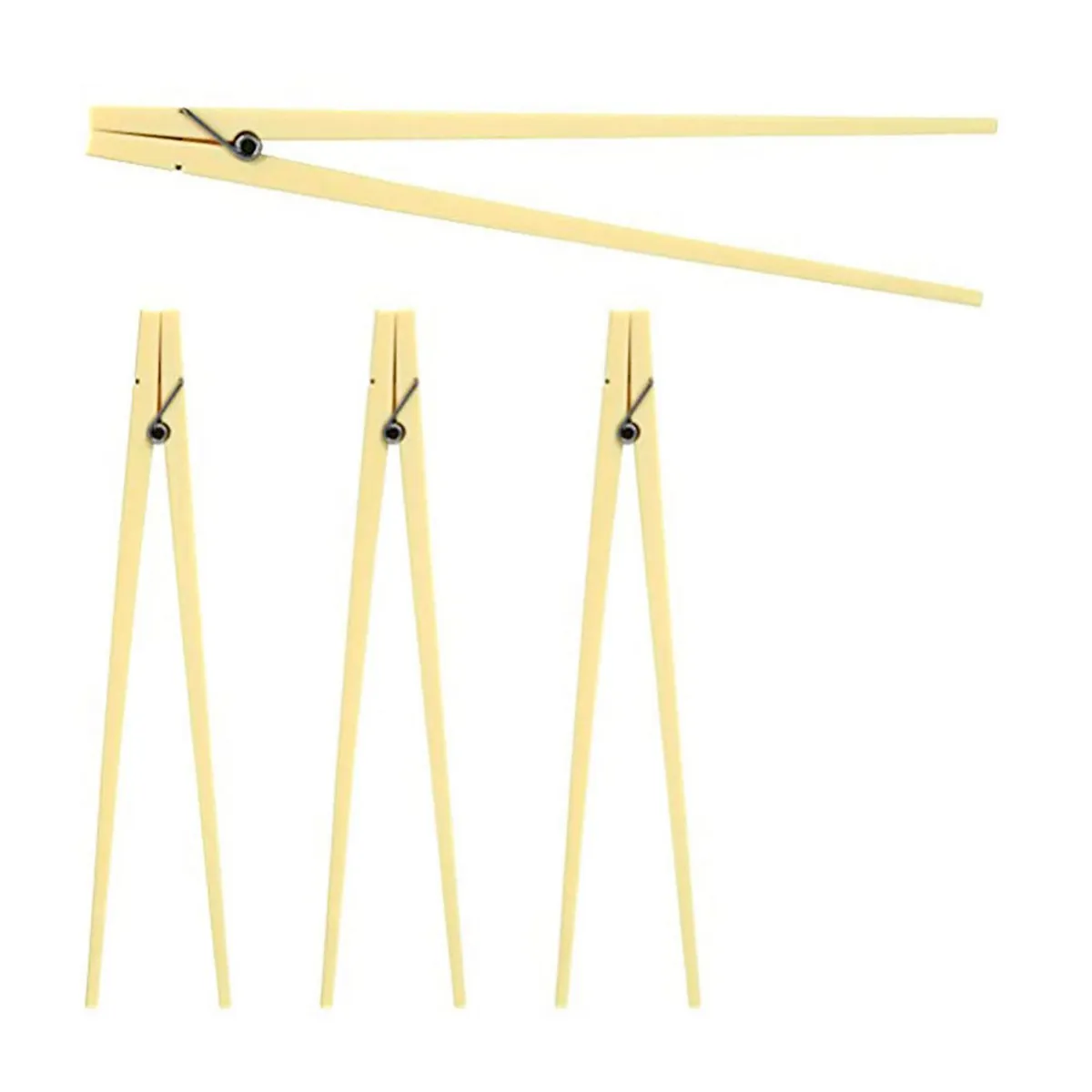 Juego de 4 pinzas de madera para sushi, marca Kikkerland - Foto Principal