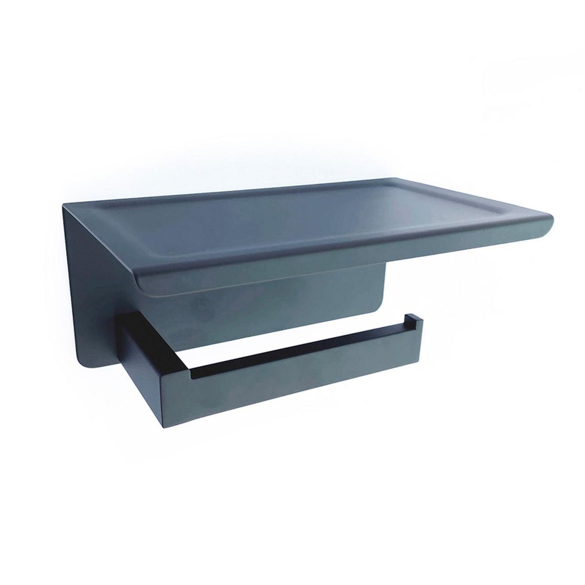 Pidsa - Portapapel con repisa acabado negro mate