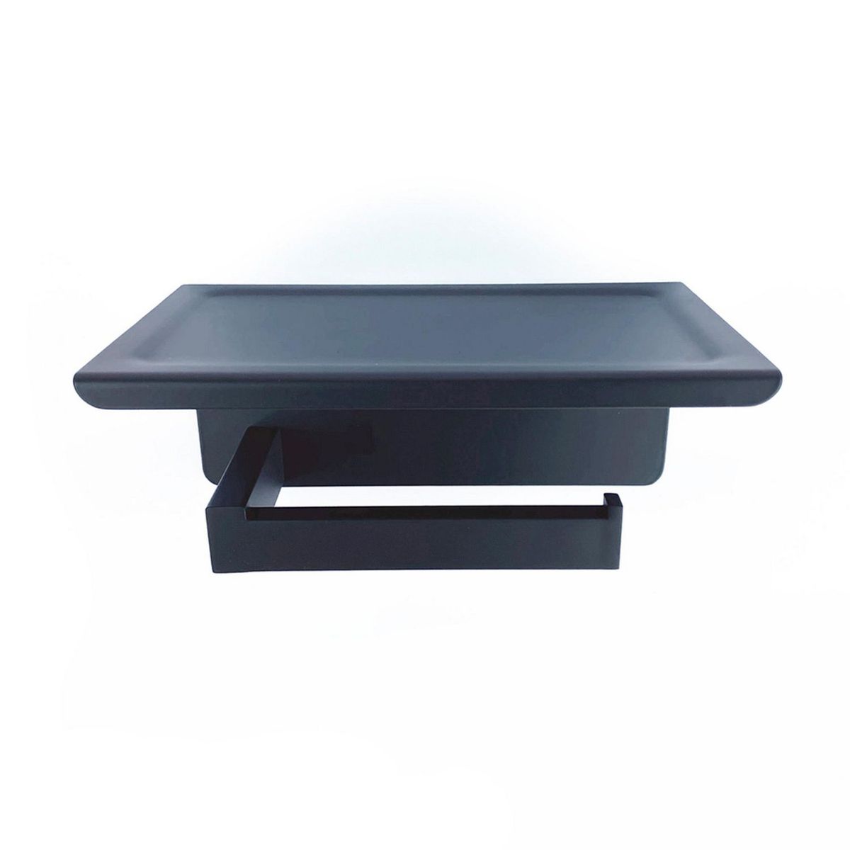Pidsa - Portapapel con repisa acabado negro mate