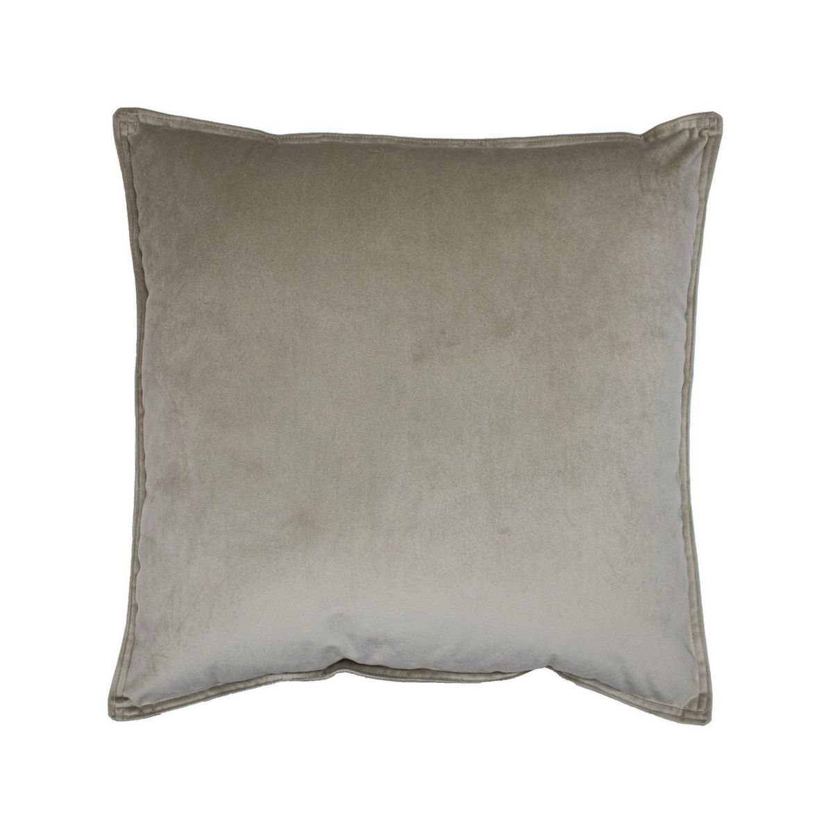 Cojín terciopelo crudo 50x50 cm, marca Just Home Collection - Foto Principal