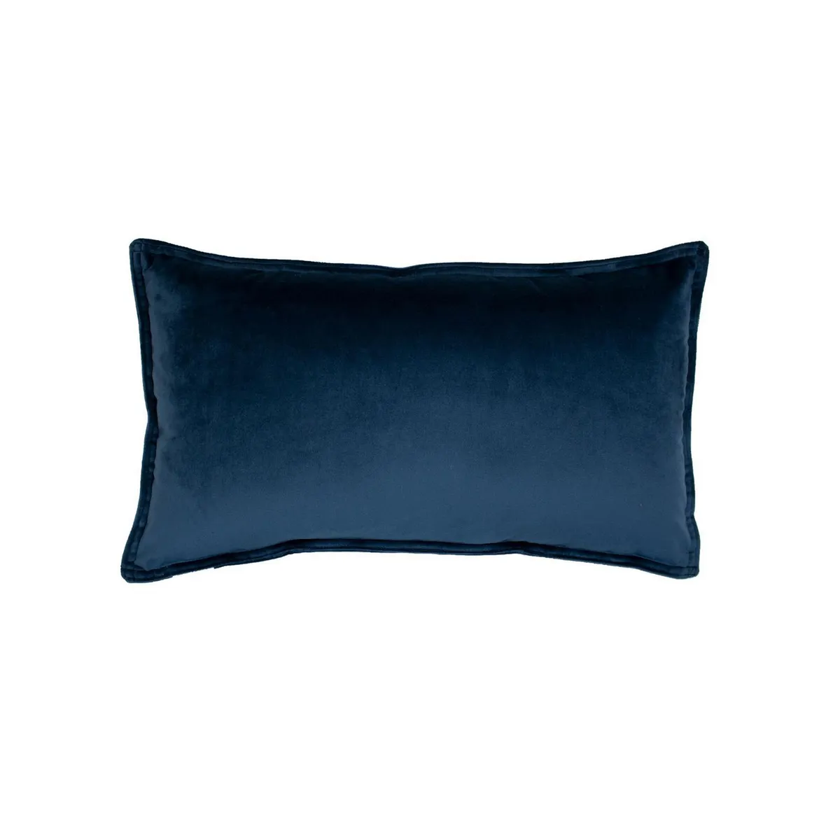 Cojín terciopelo navy rectangular 30x50 cm, marca Just Home Collection - Foto Principal