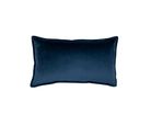 Cojín terciopelo navy rectangular 30x50 cm