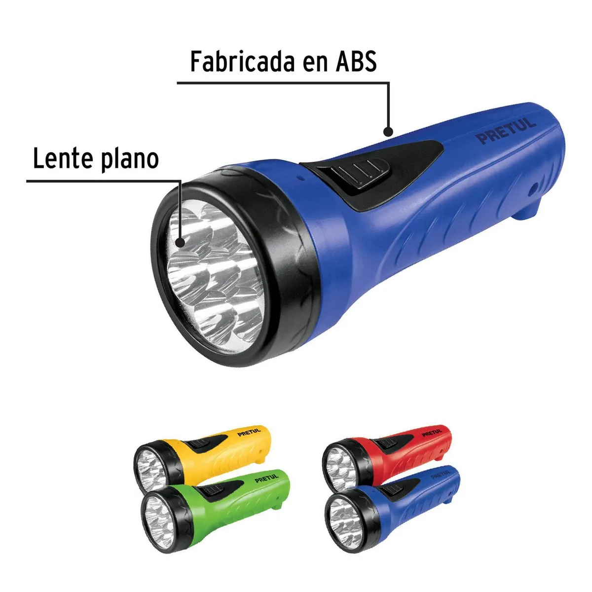 Pretul - Linterna Recargable de LED 30 Lúmenes a Granel Pretul