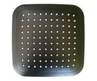 Regadera cuadrada antisarro plástica 8" negro