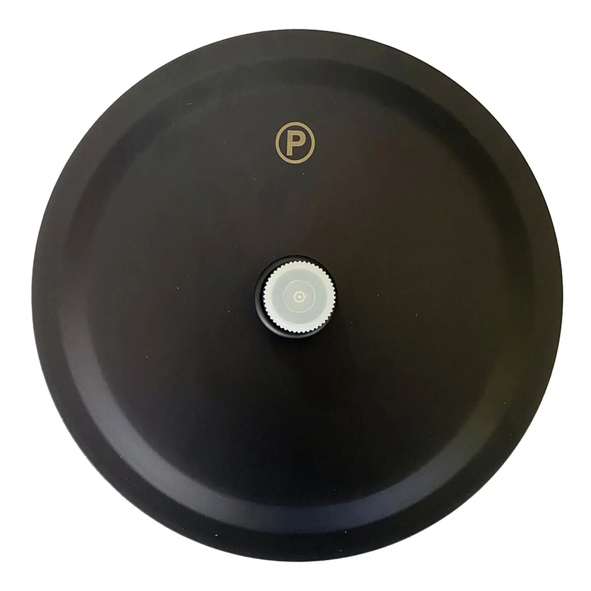 Pidsa - Regadera redonda ultradelgada 8" negro